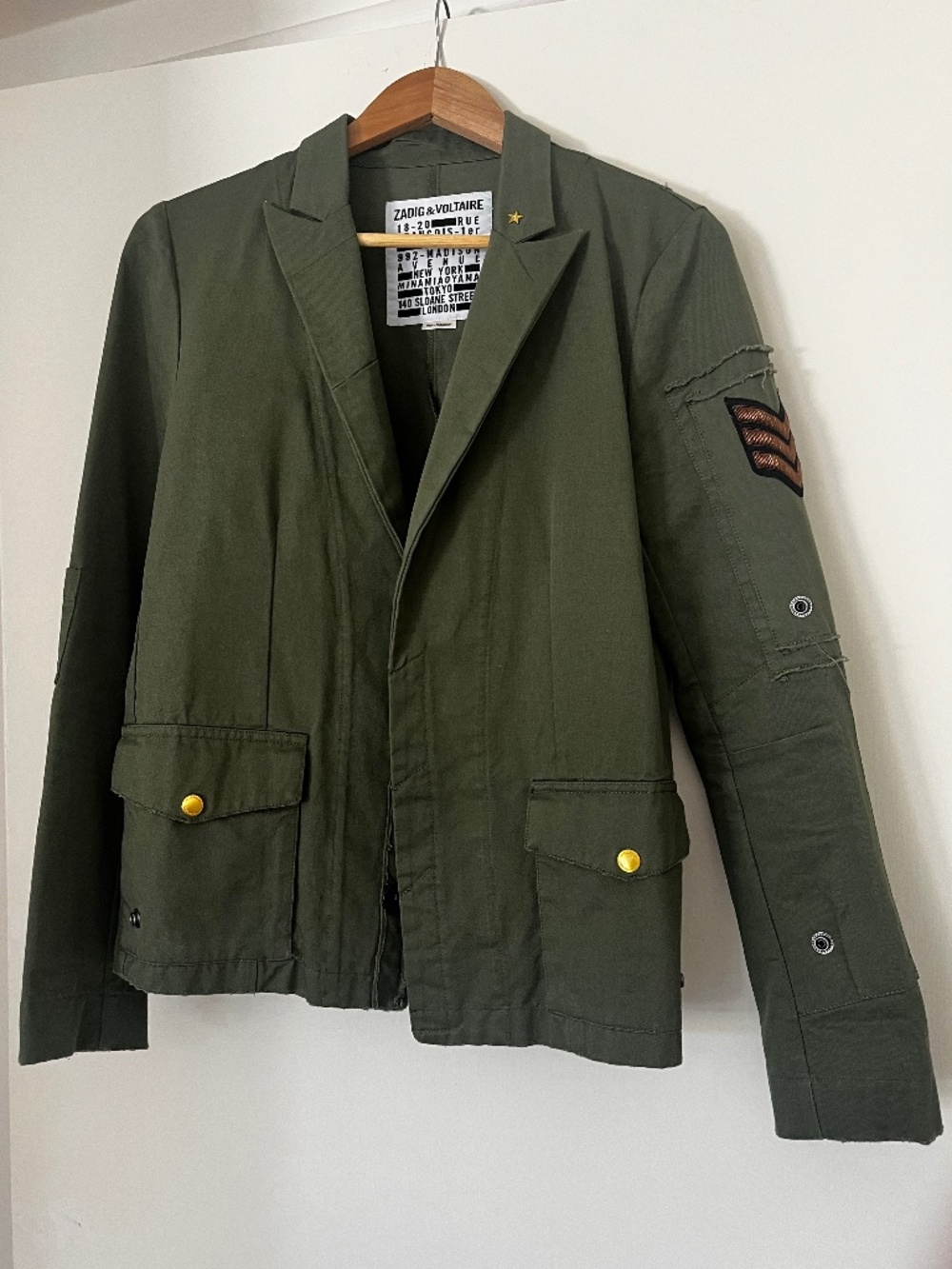 Zadig & Voltaire Virginia Grunge jacket